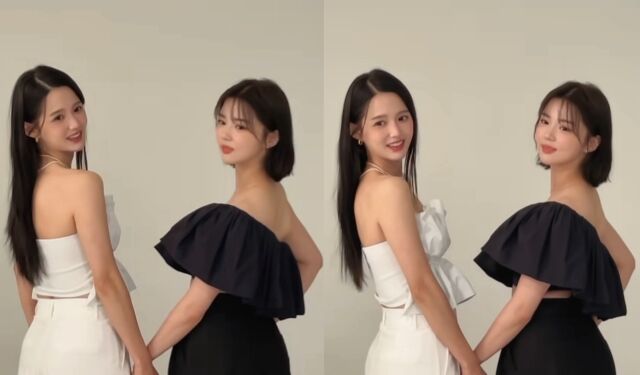배우 남보라, 남세빈 자매가 동반 화보를 찍었다. / 남보라 인스타그램