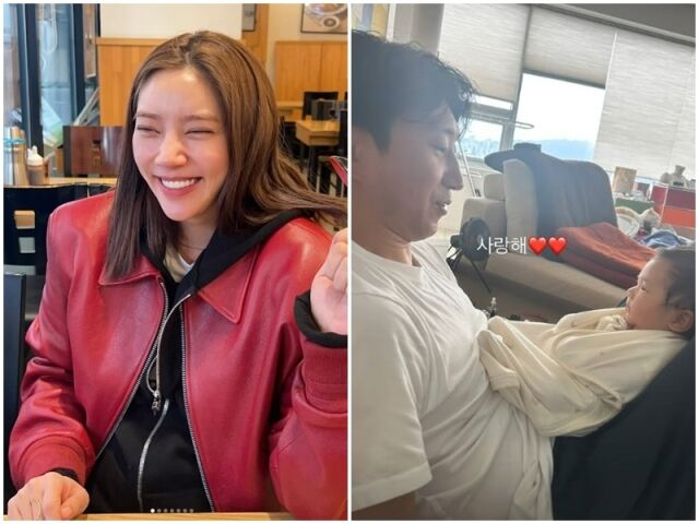 손담비, 이규혁 부부./소셜미디어