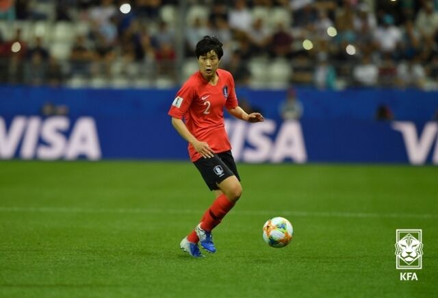 2019 여자월드컵 당시 이은미./대한축구협회