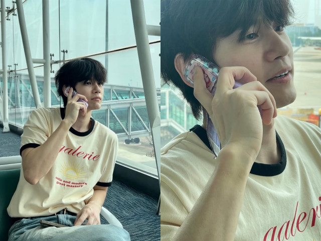 옹성우가 공항 사진을 공개했다./옹성우 인스타그램