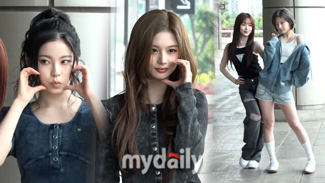 왼쪽부터 엔믹스 규진, 설윤, 해원, 배이 / 마이데일리