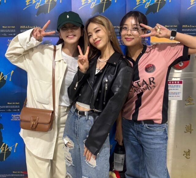 원더걸스 출신 안소희(왼쪽부타), 선예, 유빈. / 안소희 인스타그램 캡처