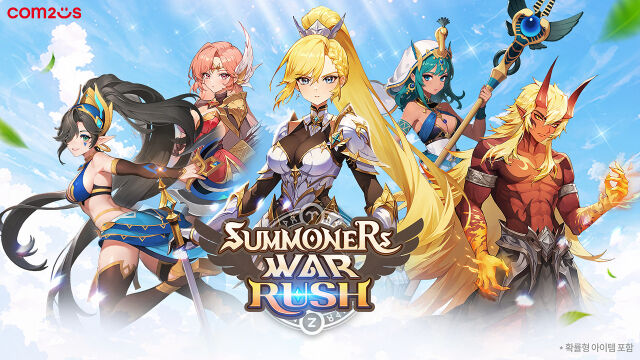 컴투스가 신작 <서머너즈 워: 러쉬>가 방치형 RPG(역할수행게임)와 타워 디펜스를 결합한 하이브리드 콘텐츠로 관심을 모으고 있다. /컴투스