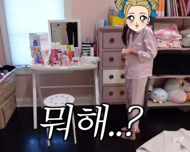 손태영이 딸 방에 들어가 잔소리를 했다. / 유튜브 'Mrs. 뉴저지 손태영' 캡처