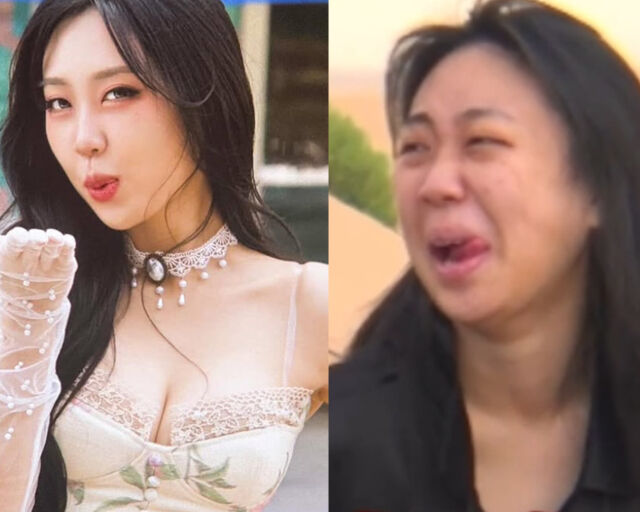 이영지가 '지락실'에서 모습과 다른 모습으로 사진을 찍어 화제다. / (왼쪽) 이영지 SNS, (오른쪽) tvN '뿅뿅 지구오락실 3'