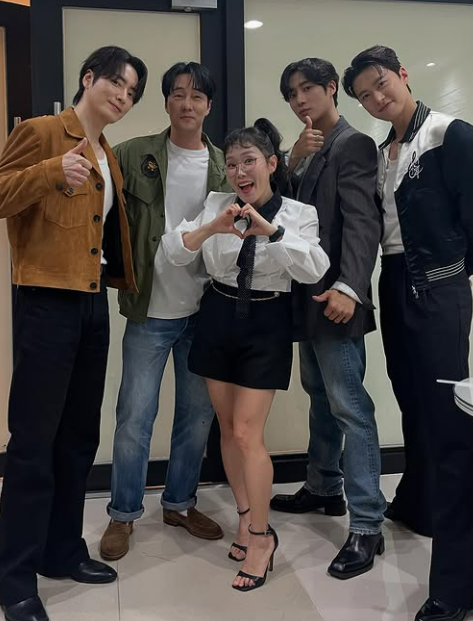 왼쪽부터 이준혁-소지섭-추영우-공명 / 박슬기 소셜미디어